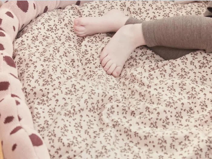 OYOY, Leaf Junior sengetøj, 100% øko. bomuld, Beige