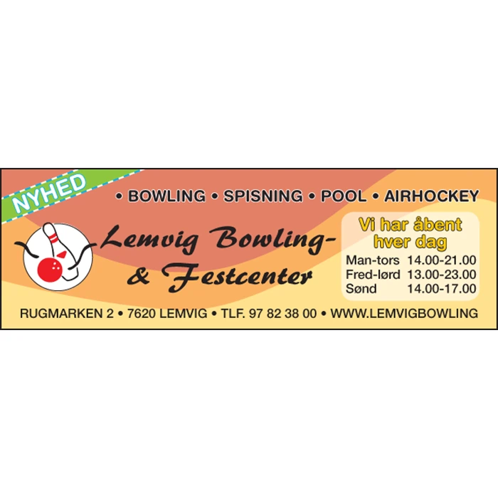 Bowling for 4 personer