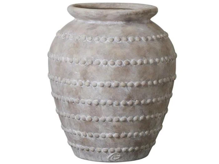 Lene Bjerre, Anna, krukke, håndlavet, keramik, antik lysebrun, B: 40,5 H: 48 Ø: 40,5 cm