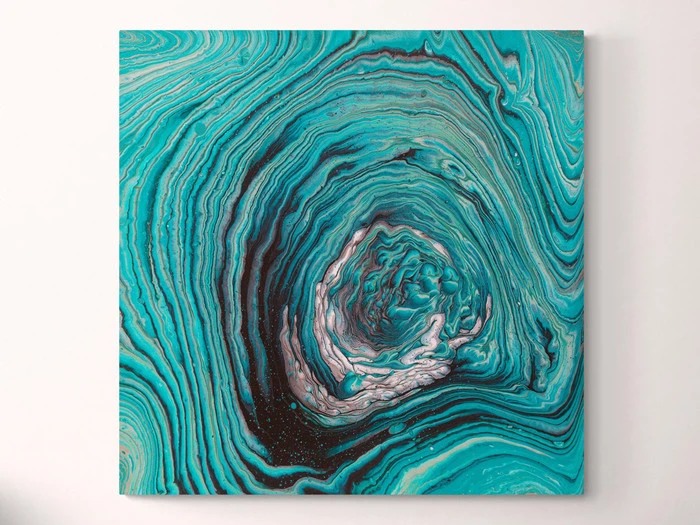 ORKANENS ØJE  - KUNSTTRYK 50CM X 50CM - BYMALUE [T065]