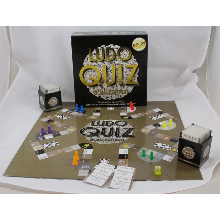 Ludo Quiz Familie udgave + Gold Edition
