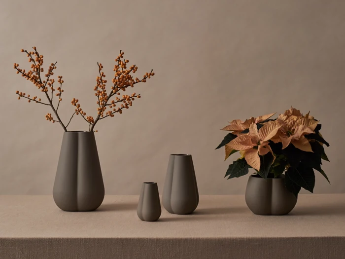 Cooee Design, Clover, Vase, Mud, Keramik, H:11 x Dia:7 cm