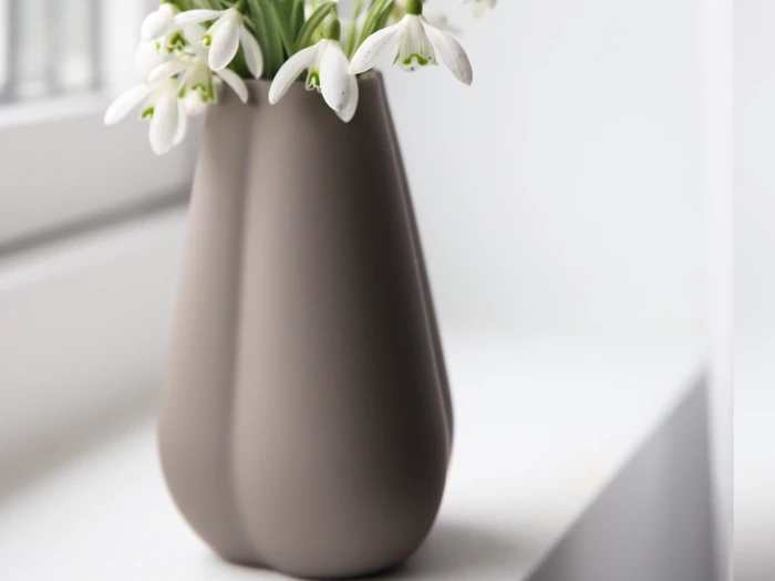 Cooee Design, Clover, Vase, Mud, Keramik, H:11 x Dia:7 cm
