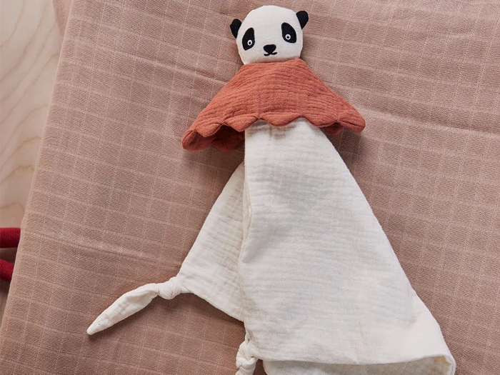 OYOY, Mini, Lun Lun, Panda, Nusseklud, Råhvid, 100% bomuld,  L:40 x B:40 cm