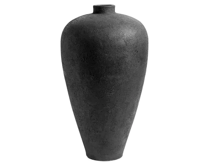 Muubs, Luna, krukke, Terracotta, Sort, H: 100 Ø: 52 cm