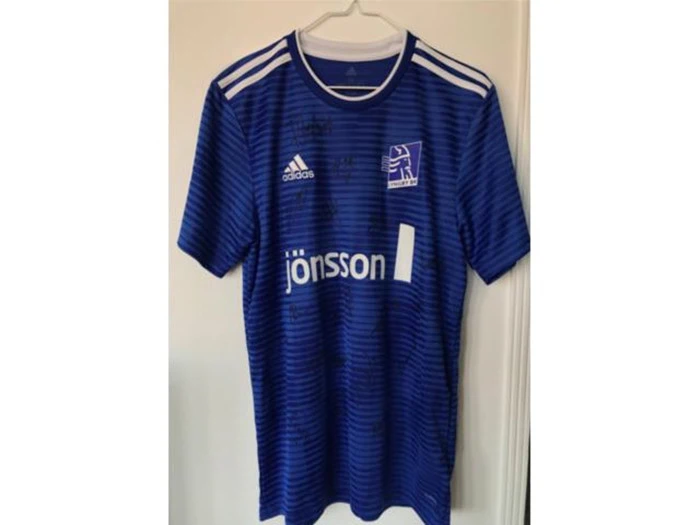 Lyngby Boldklub hjemmebanetrøje 18/19  – Signeret & ’Match-Worn