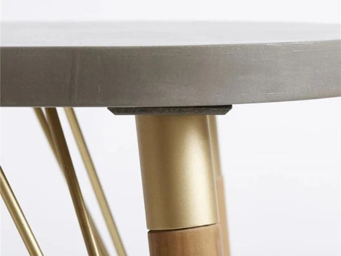 Lynn konsolbord fra Lene Bjerre - mørkegrå/lys guld