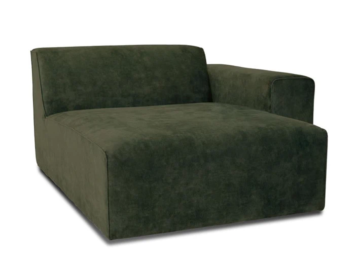 Couz 370 chaiselong fra Couz - Grøn velour