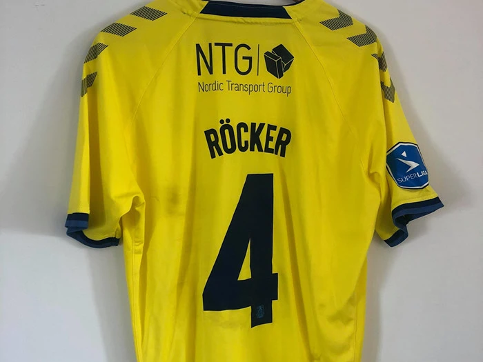 Match worn Röcker-hjemmebanetrøje - Sæson 18/19 (XL)