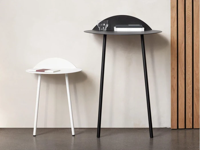 Menu, Yeh wall table, low, midnight blue, 30x43x43 cm