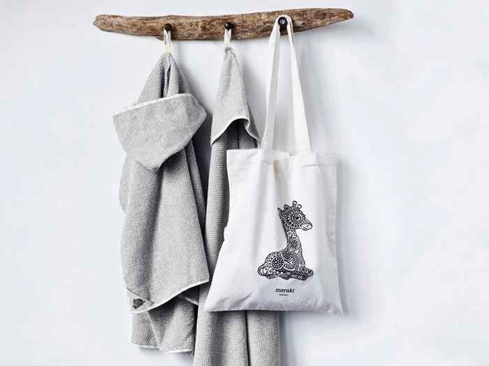 2 stk. Poncho håndklæder fra Meraki.