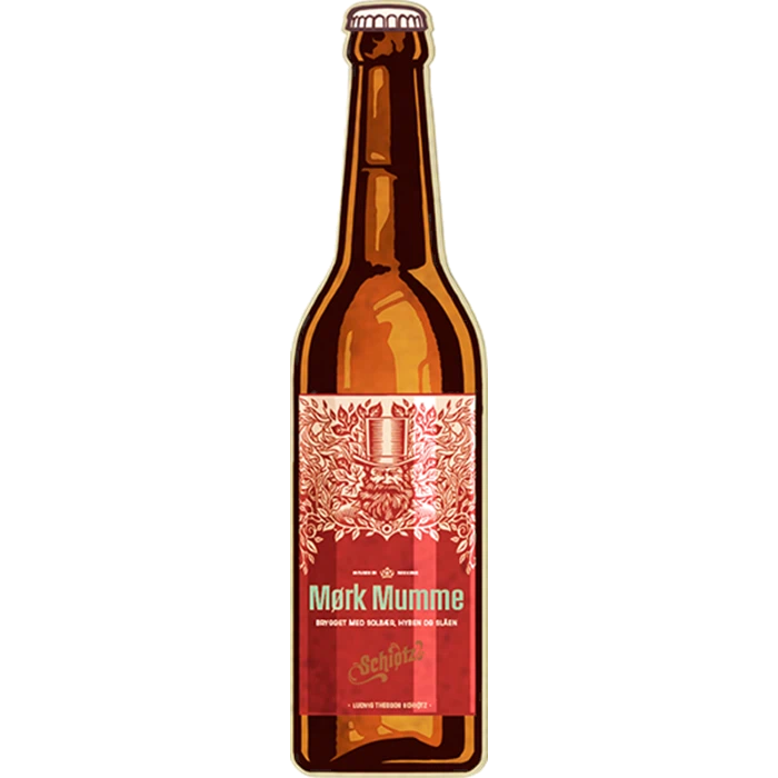 15 stk. Mørk Mumme øl fra Schiøtz bryggeri