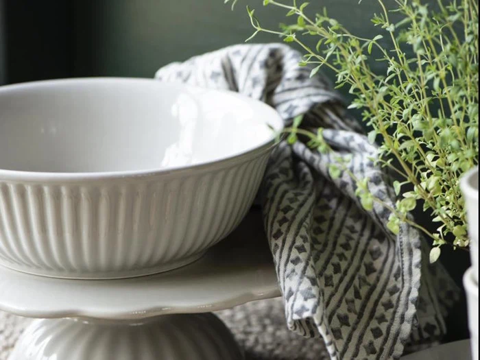 Ib Laursen, serveringsskål, mynte latte, stor