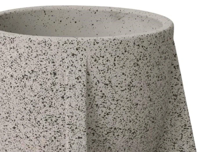 Lauvring, Nadira, Urtepotte, Grå, Cement, D:18,5 x H:12 cm