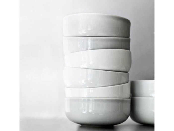 Fern Forbedring Daggry Menu, New Norm skål, grå/smoke, porcelæn, Ø: 21,5 cm