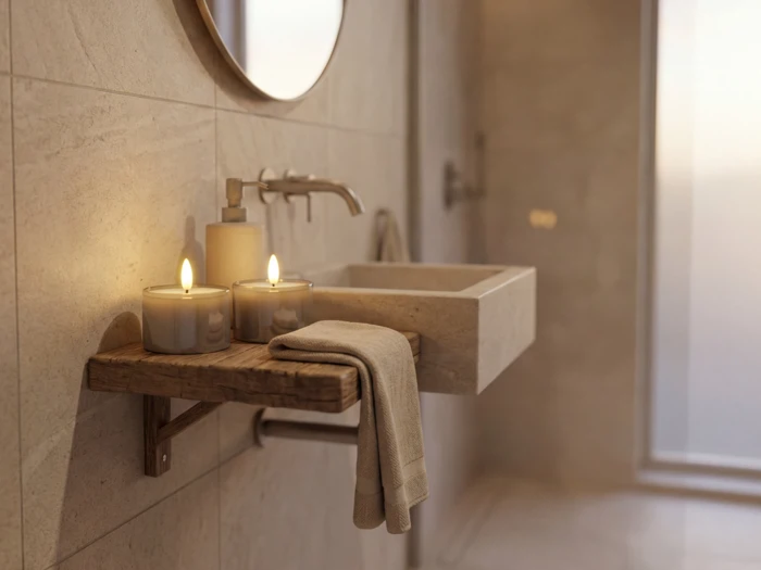 Nordic Flame, Jumbo, LED, Fyrfadslys, Grå, Sæt m. 2 stk.