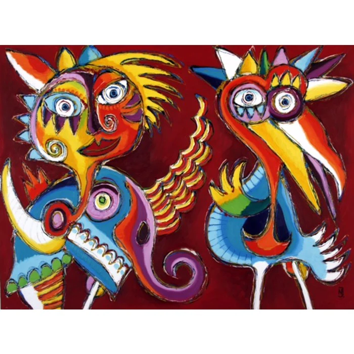 Niels Jensen maleri 60x80