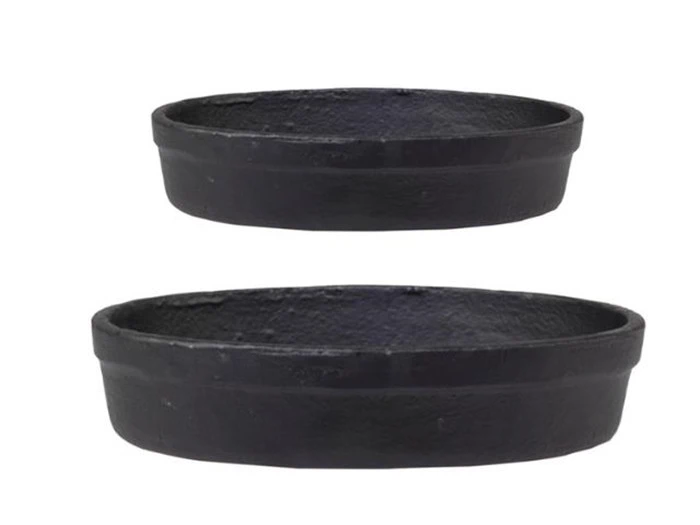 2 stk. Nolay støbejerns fade fra Chic Antique 