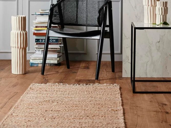 Nordal, AVA, Tæppe, Natur, 80% hamp/20% bomuld, B:60 x L:90 cm
