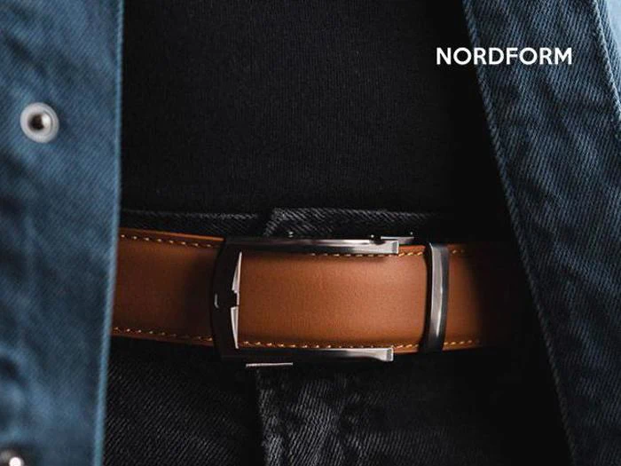 Nordform bælte i cognac