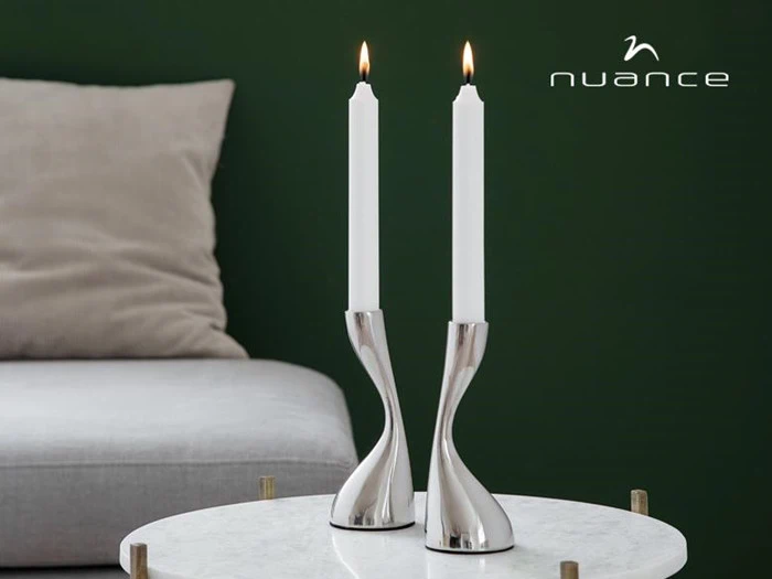 2 stk. Nuance lysestager 