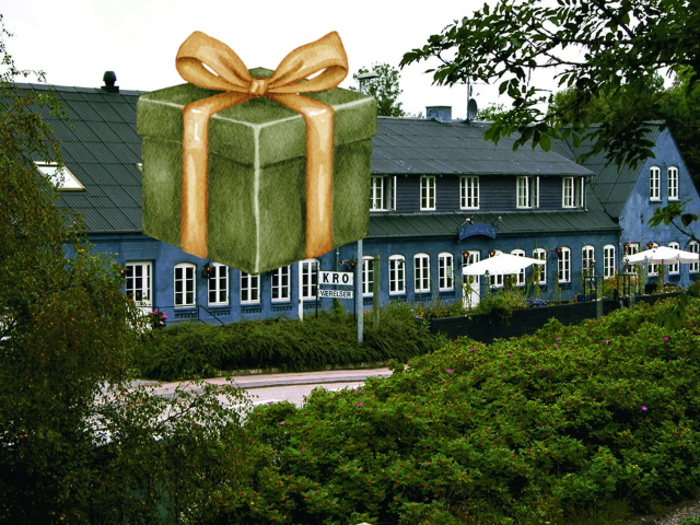 Kroophold for 2 på Nørre Vissing Kro - Eminent mad omgivet af bakker, skove og søer