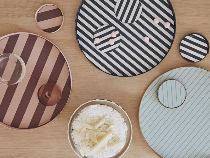 OYOY, Oka, glasbrikker, rosa, Ø: 9,4 cm