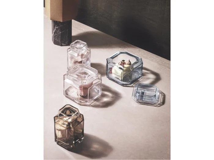 LOUISE ROE, Brilliant Bon Bonniere, Pearl rose, 12x12x11