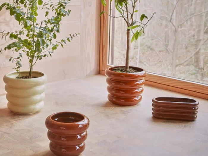 OYOY, Awa krukke stor, shiny caramel, lertøj - Ø25,7 x H22