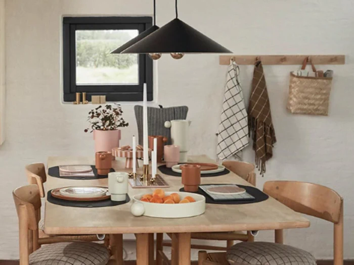 OYOY, 2 stk. Gobi viskestykker, Offwhite/rubber, H70 x W50 cm