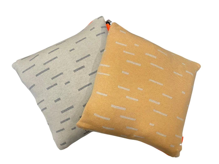 OYOY, Smilla pude, fersken/lysegrå, 40x40