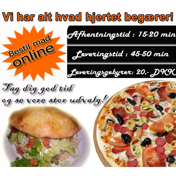 Gavekort på 500 kr. til Papatya Pizza, Holstebro