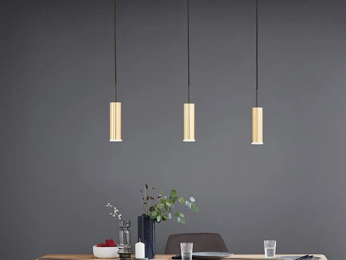 Fischer & Honsel Stina LED langbordspendel messing/sort fra Massive Stock