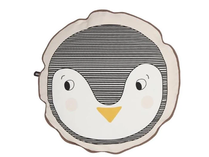 Pingvin pude fra OYOY - rosa