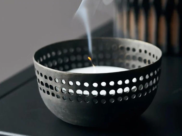 House Doctor, Perfo skål, antik messing, h: 4 x ø: 8.5 cm