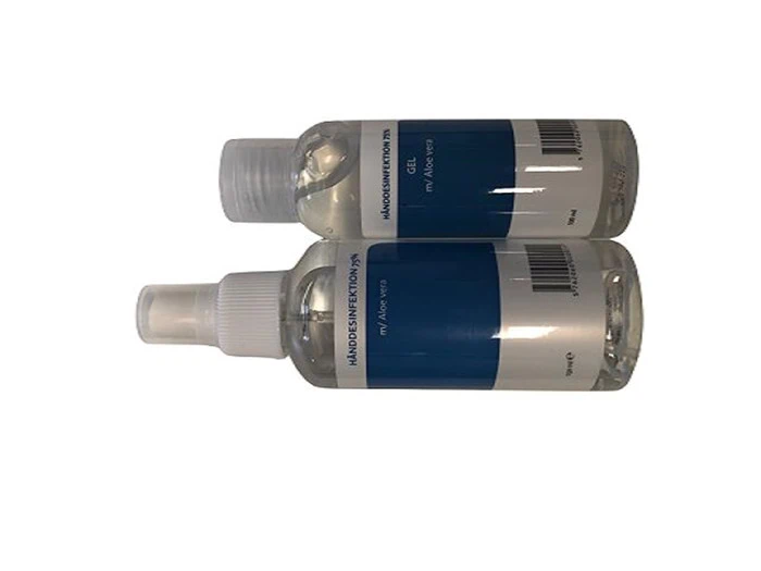 16 Hånd/lomme flasker Håndsprit/gel samlet 2 liter