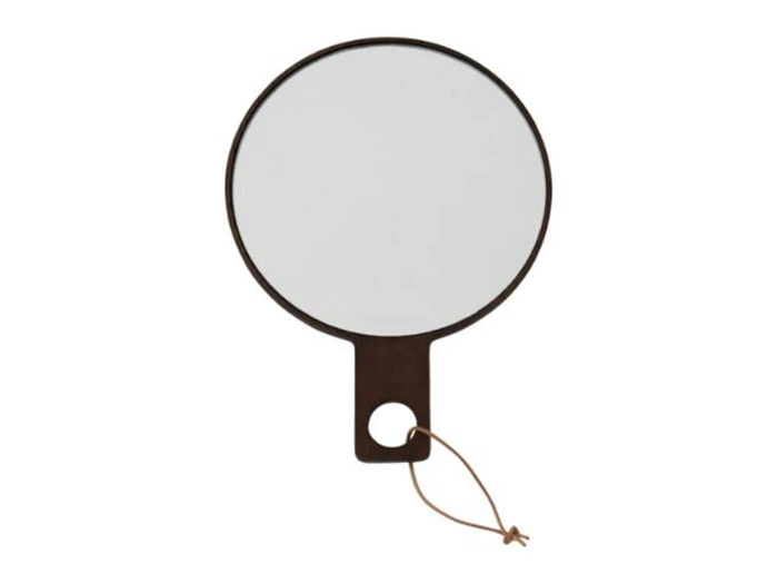 Ping Pong håndspejl fra OYOY - mørk