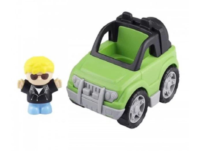 20 dele - 3 sæt happyland + 3 stk play køretøjer