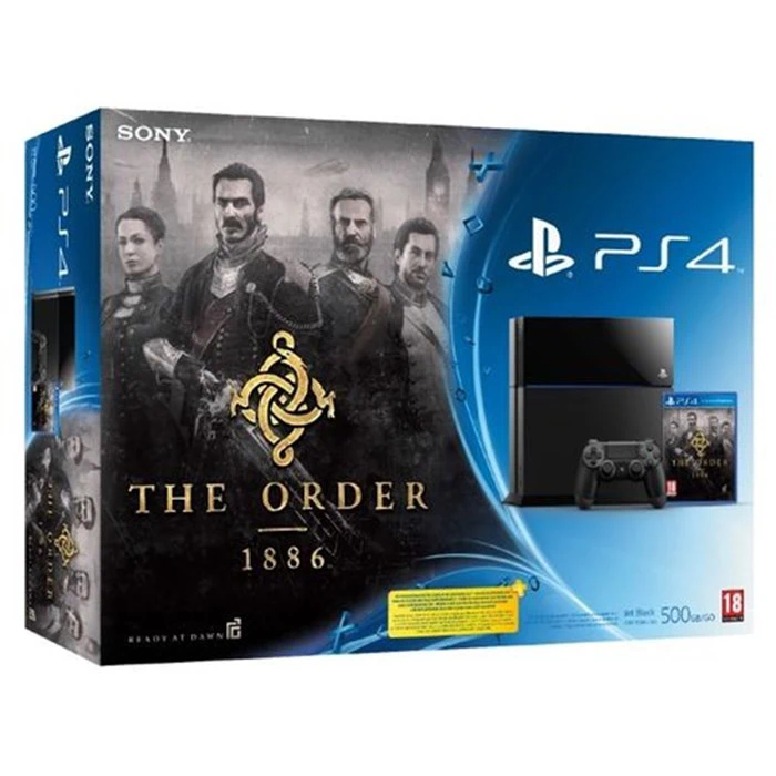 Arkæologiske grammatik håber PS4-konsol med spillet "The Order:1886" fra Coolshop