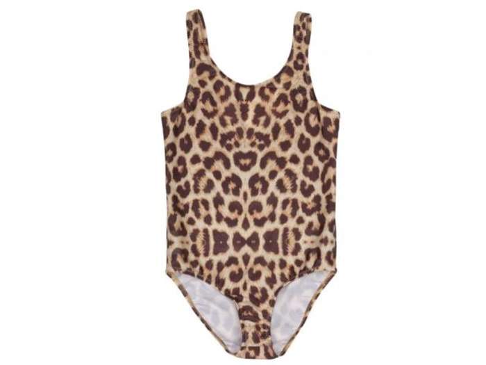Lækker badedragt i leopard print fra POPUPSHOP.COM