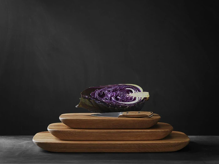 Serveringsbræt i egetræ fra Morsø - 37x24 cm