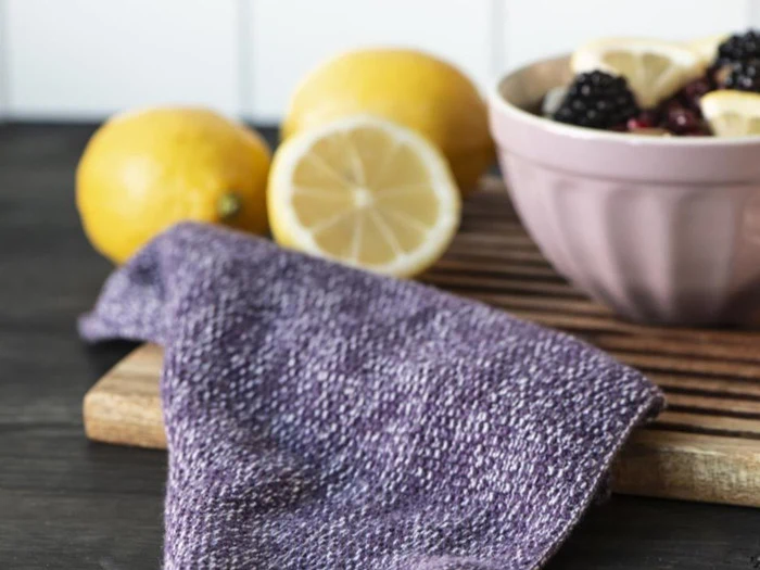 6 stk. karklude og 4 stk. håndklæder fra Ib Laursen - lilla