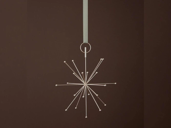 Pearl julestjerne i sølv fra OYOY - H24 x L23 x W23 cm