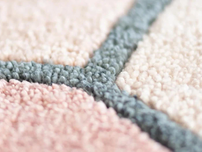 Rug Solid, Illusion gulvtæppe, bambussilke, Terracotta, 140x200 cm