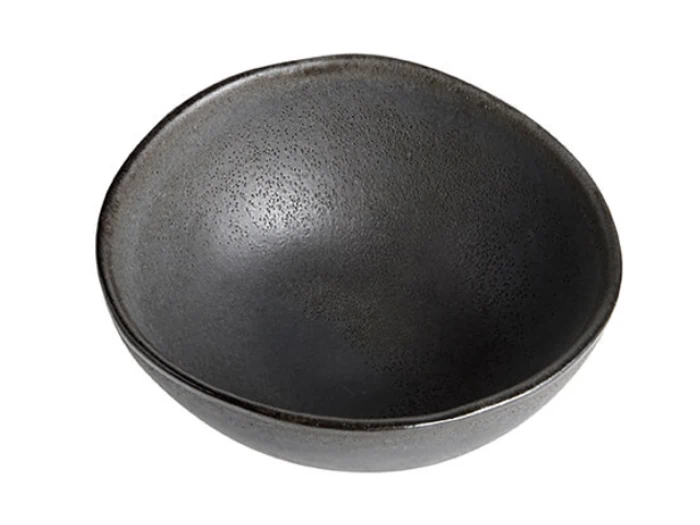 Muubs, Mame, Dip, skål, Sort, Keramik, H:4,5 x L:11x Dia:10 cm