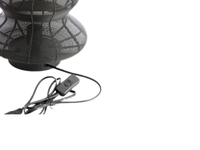 Light & Living, CHRISTMAS TREE, Bordlampe, Sort, Jern, Ø:25 x H:34 cm