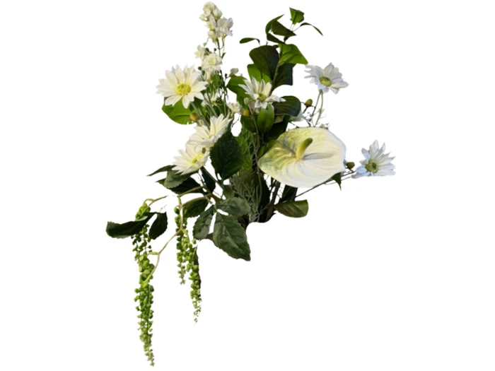 Aura Copenhagen, Mix, Buket, Kunstig, Hvid, 6 Stk. Stilke, L:83 cm