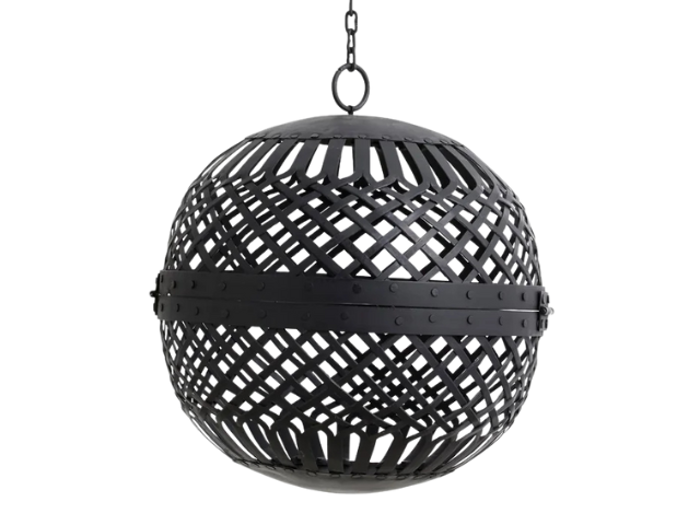 Nordal, Lanterner, Sort, Jern, Sæt af 3 stk., Dia:20, Dia:25 og Dia:30 cm