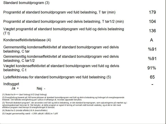 Kvalitets tørretumbler - Blomberg BTGS 383 W0
