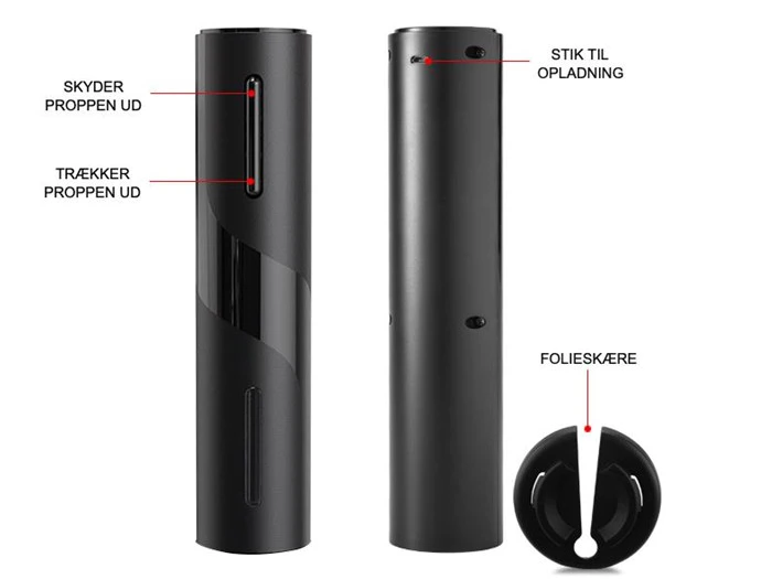 Shāpu elektrisk proptrækkersæt  - VEJL. PRIS 799,-